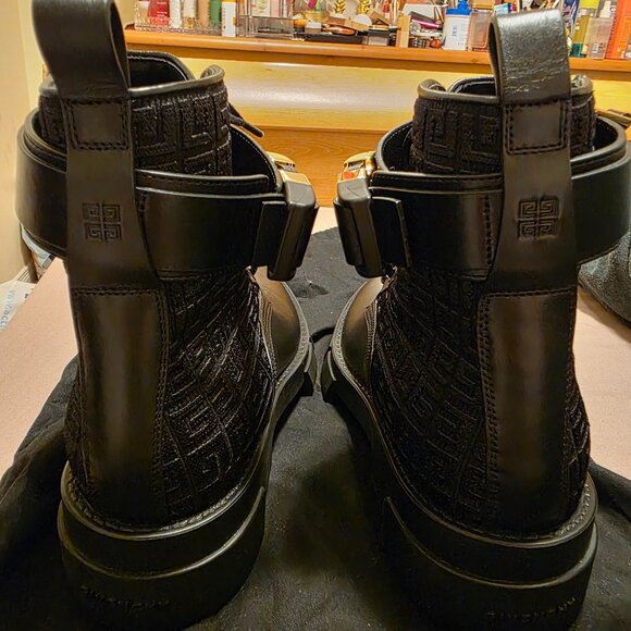 Givenchy Black 4G Terra Boots - Picture 4 of 8